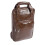 Verdickter Multifunktionaler PU-Leder-Drumstick-Rucksack, Braun 15
