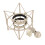 Broadcasting 60MM Microphone Shock Mount with Anti Vibration Clip in Gold 16