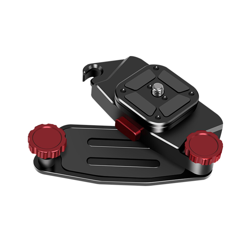 Aluminum Alloy Camera Backpack Strap Mount 1/4" Screw Clamp 3681334076502