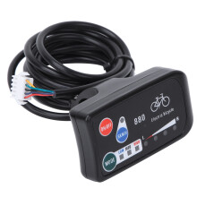 KT-LED880 Bicycle Meter with Control Panel, 128g, Multi-Color Display