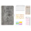 100 buste Budget Binder in pelle PU A6 rosa 10