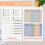 100 buste Budget Binder in pelle PU A6 rosa 8