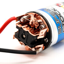 550 Gebürsteter Motor Wasserfestes Edelstahlgehäuse Gebürsteter Motor 23T Kletterauto Großer Drehmomentmotor Austausch für Slash TRX4 TRX6