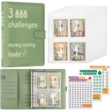 100 enveloppes Classeur de budget 177x288mm Rose