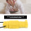 Fashionable Yellow Robot Silicone Teether Pendant - Baby Teething Aid 1