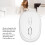 Souris sans fil compacte 800/1600/2400 DPI blanche 9