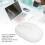 Souris sans fil compacte 800/1600/2400 DPI blanche 10