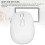 Souris sans fil compacte 800/1600/2400 DPI blanche 5