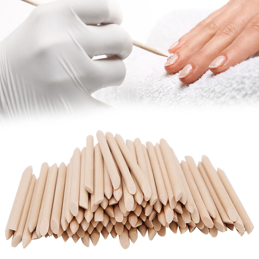 200 Wooden Cuticle Remover Sticks - Manicure & Pedicure Essential