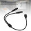 Cavo DMX Dual XLR(F) a RJ45(F) da 0.5m per palco 3