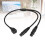 Cavo DMX Dual XLR(F) a RJ45(F) da 0.5m per palco 12