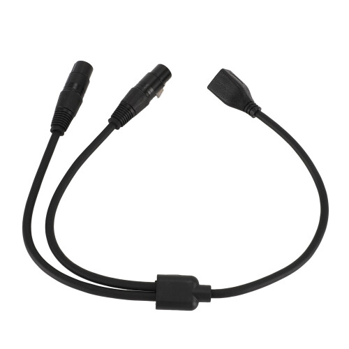 Cavo DMX Dual XLR(F) a RJ45(F) da 0.5m per palco 1