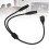 Cavo DMX Dual XLR(F) a RJ45(F) da 0.5m per palco 14