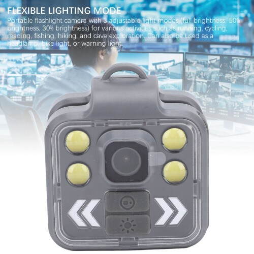 KS908 Body Cam Nero 128GB Compatto 1080P IP65 2