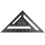 Regla triangular negra de 12 pulgadas (30 cm) para cerchas 2