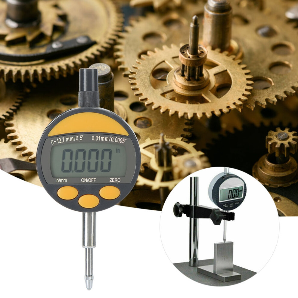 0-12.7Mm Digital Dial Indicator 0.01Mm High Precision Measuring Tool 6951334083495