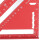 Squadra da carpentiere 7 pollici imperiali 90/45 alluminio rosso 12