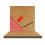 Squadra da carpentiere 7 pollici imperiali 90/45 alluminio rosso 4