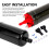 Pompe à carburant inline 12V 0580464070 Noir+Rouge 12mm-8mm 6