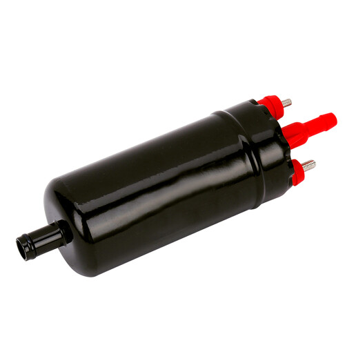 Pompe à carburant inline 12V 0580464070 Noir+Rouge 12mm-8mm 2
