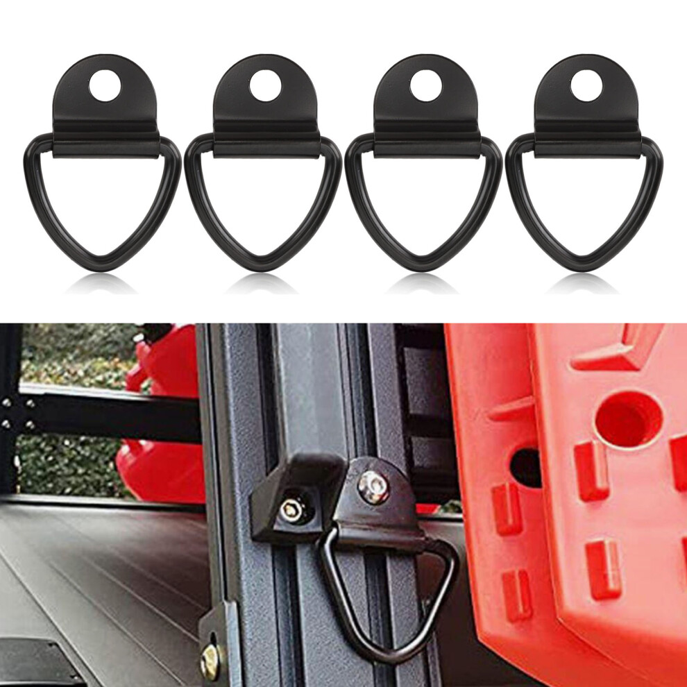 Heavy Duty Steel Truck Bed Tie Down Anchors 3000Lbs Break Strength 4 Pack 7691334087831