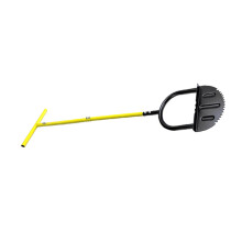 Manual Edger with Handle Half Moon Saw Tooth for Grass Lawn Garden & Sidewalk