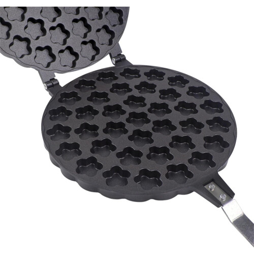 Aluminium Alloy Eggettes Pans Bubble Waffle Maker Egg Waffle Pan Cake Baking Mould 2
