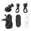 1080p videocamera 1200mAh, ABS compatto, nero 2