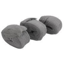 Stahlwolle-Füllgewebe-Set 3 m Rolle 8,4 cm metallisch