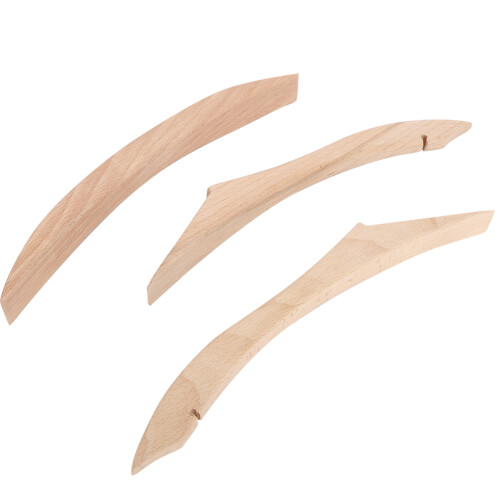 DIY Beech Wood Bow Handle Limbs for Traditional Archery, Approx. 166g 1