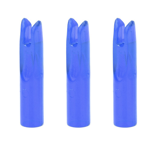 50Pcs Plastic Bow Arrow Nock Insert Tail for 6mm Shafts, Blue, Red, Green 2