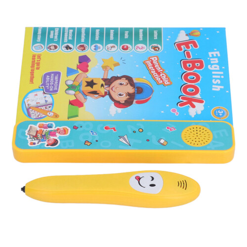 Libro parlante de aprendizaje electrónico ABS 18,5  21 cm