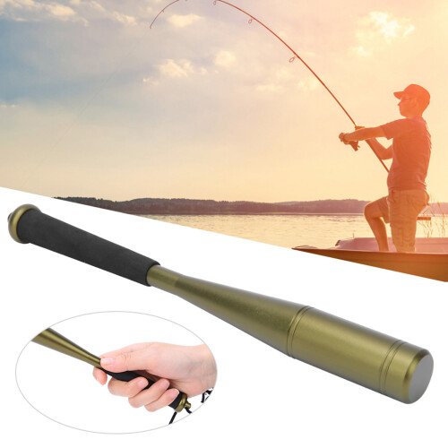 25mm Aluminium Fish Bat with EVA Handle and Hanging Strap - Green 2