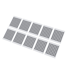 Marqueur de numérisation 3D 6 mm/3 mm 560 pièces PET réfléchissant