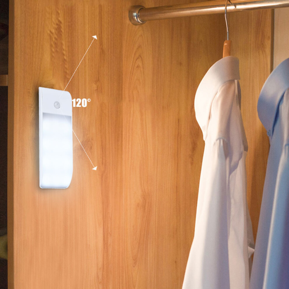 Battery-Powered Motion Sensor Light With Adhesive For Closet 2-5M Range 9311334096326