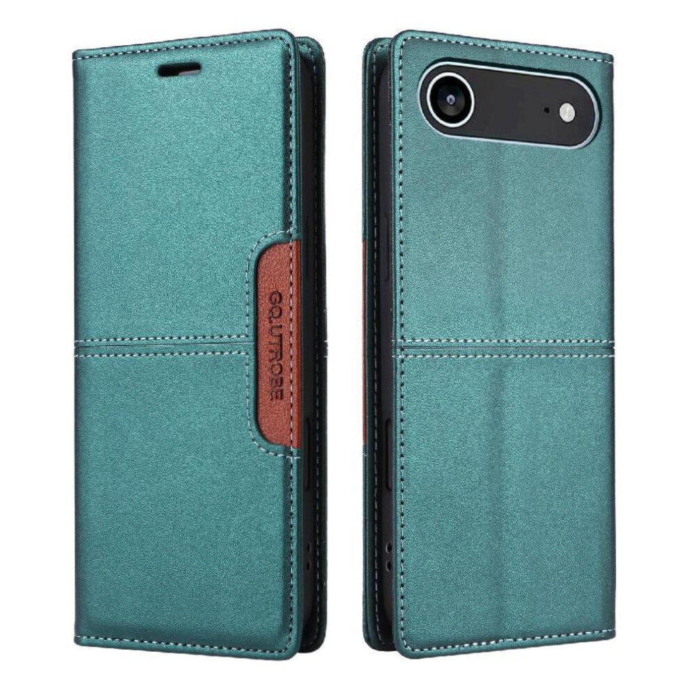 (Green) Flip Case For Iphone 17 Air Flip Cover Shockproof Wallet Rfid Blocking Green 764563143290
