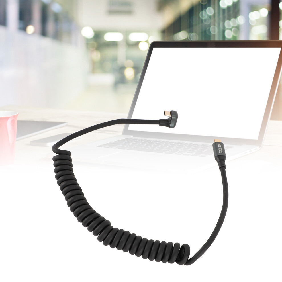 Usb C To C Cable Pd 100W Fast Charging 8K 20Gbps Spiral 50Cm 9441334095323