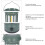 Lanterne solaire de camping 1200 mAh USB-C vintage 8