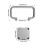Kit de poignées en aluminium pour Bambu A1 mini 102x60mm 4