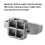 Kit de poignées en aluminium pour Bambu A1 mini 102x60mm 5