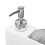 Dosatore di sapone a pressione, 9x17x6 cm, resina 7