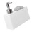Dosatore di sapone a pressione, 9x17x6 cm, resina 13