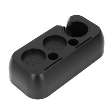 Stazione tampone per caffè in ABS, supporto-base per caffè, Home Barista, nero opaco