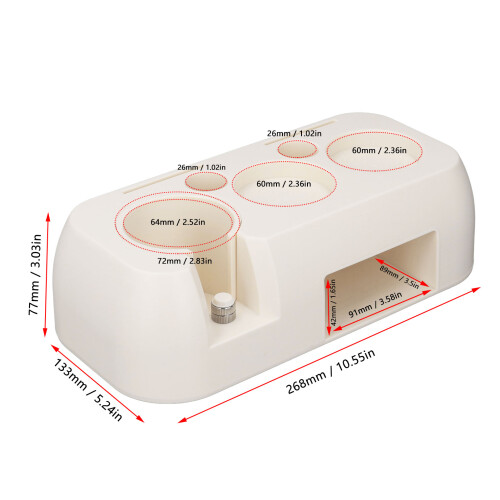 Kaffee-Tamper-Station ABS-Basis 19.68 oz Beige 1