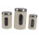 Ensemble de 3 boîtes en fer beige L21.5x13.2cm 16