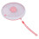Contenitore rotondo rotante con scomparti per snack, rosa, PP/ABS. 13
