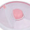 Contenitore rotondo rotante con scomparti per snack, rosa, PP/ABS. 7
