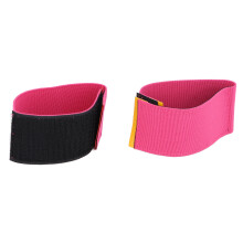 Fasce allenanti per dita dei piedi da ginnastica, 2 pezzi, rosso-rosa