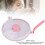 Contenitore rotondo rotante con scomparti per snack, rosa, PP/ABS. 4
