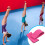 2 pièces Bandes d'entraînement pour les orteils rose rouge - polyester 4